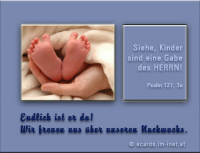 Geburtsanzeige
