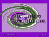 Schöne wünsche woche eine Einen schönen